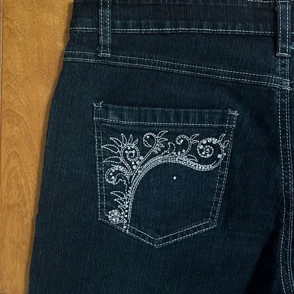 COS Black High Waisted Straight Ankle Length Jeans Size 8P 90’s Wide Leg - Picture 10 of 13